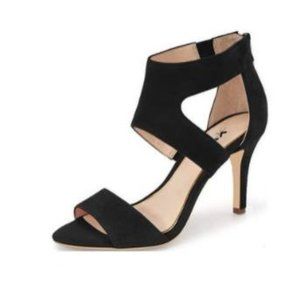 XYD Women Open Toe Strappy Low Block Heel Sandal P